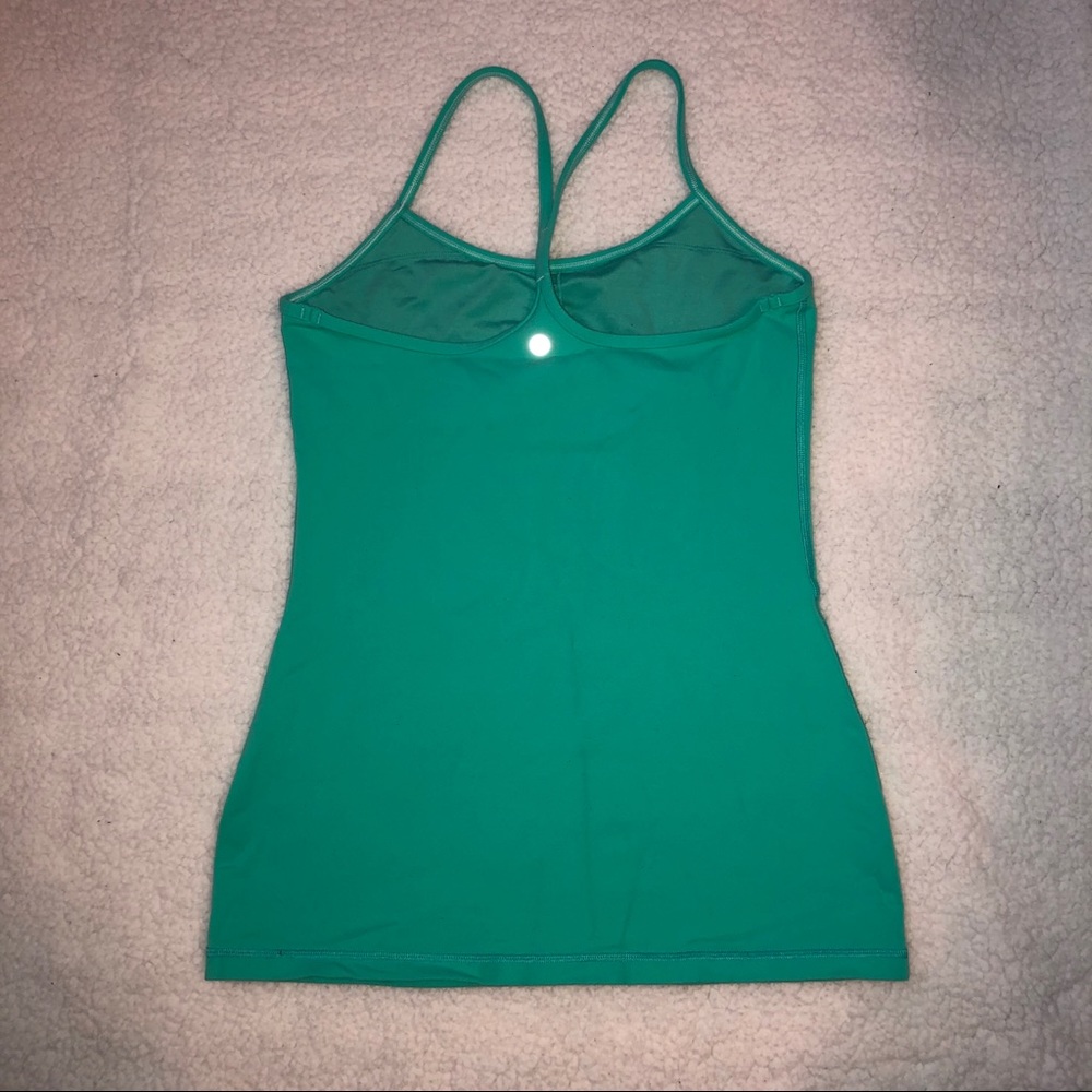 Lululemon Teal Y Tank Top